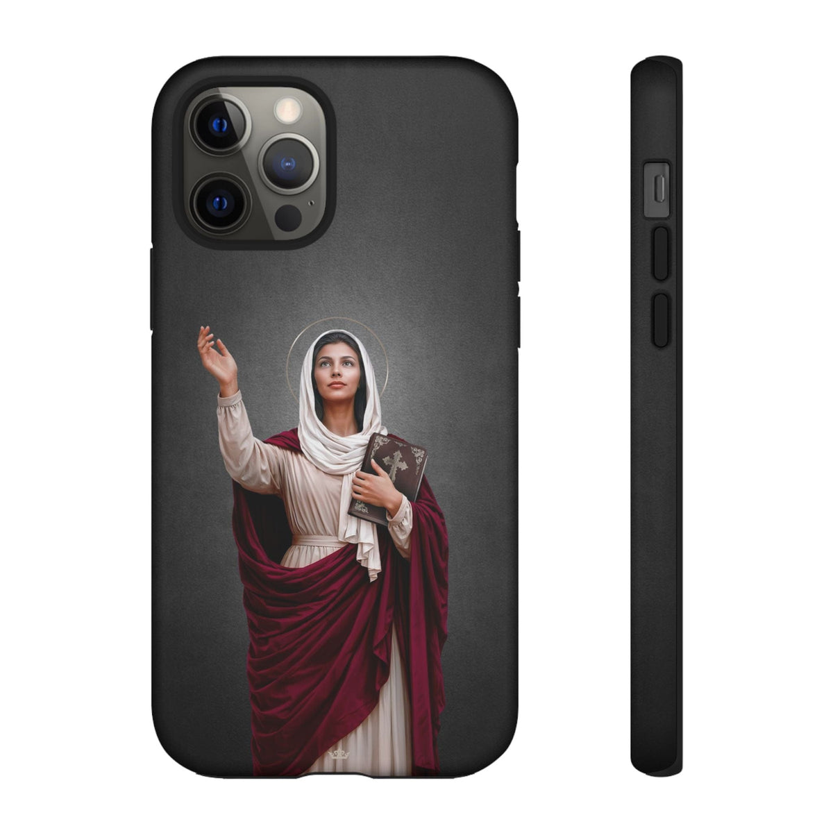St. Monica Hard Phone Case (Dark) Copyright VENXARA