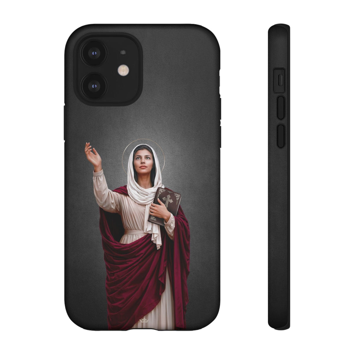St. Monica Hard Phone Case (Dark) Copyright VENXARA
