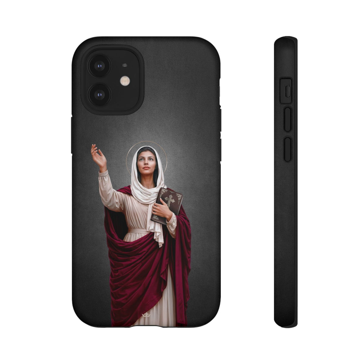 St. Monica Hard Phone Case (Dark) Copyright VENXARA