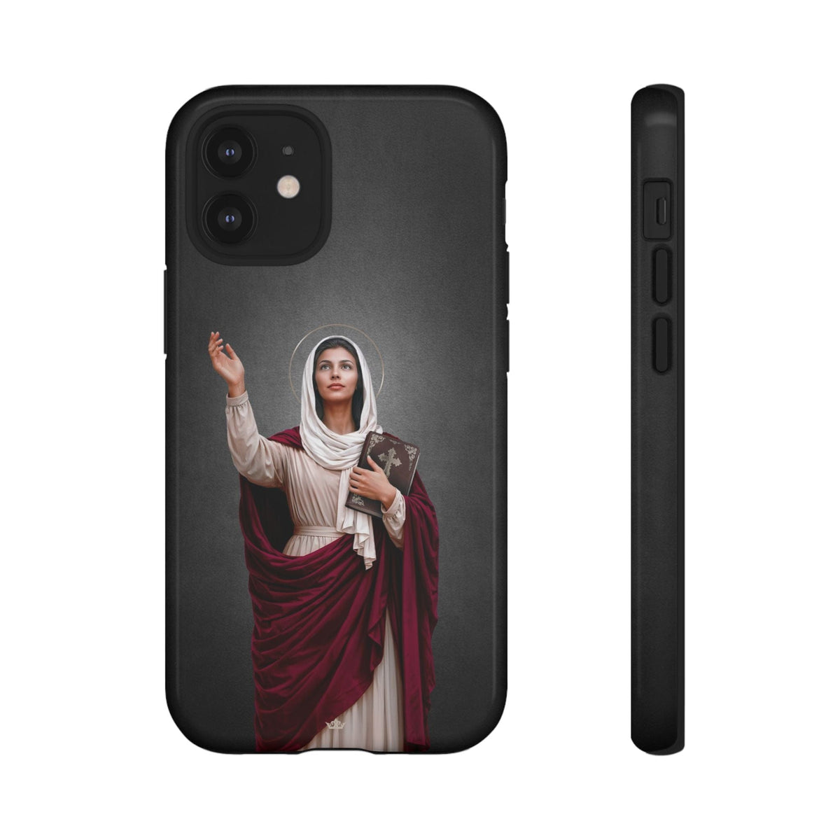 St. Monica Hard Phone Case (Dark) Copyright VENXARA