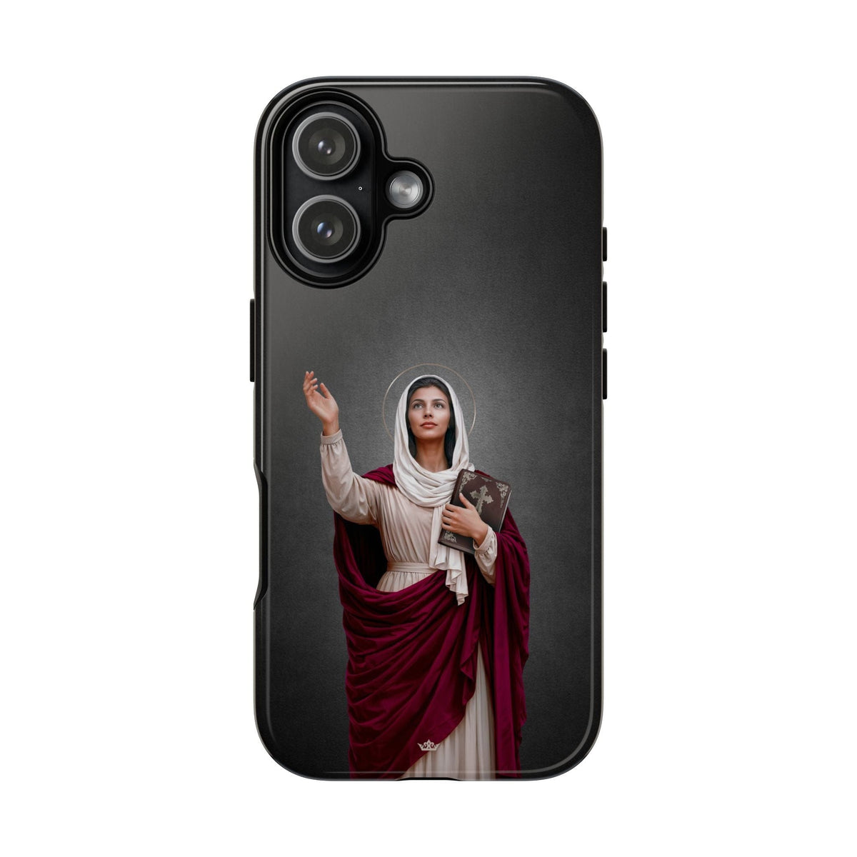 St. Monica Hard Phone Case (Dark) Copyright VENXARA