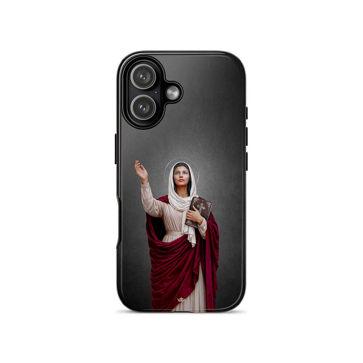 St. Monica Hard Phone Case (Dark) Copyright VENXARA