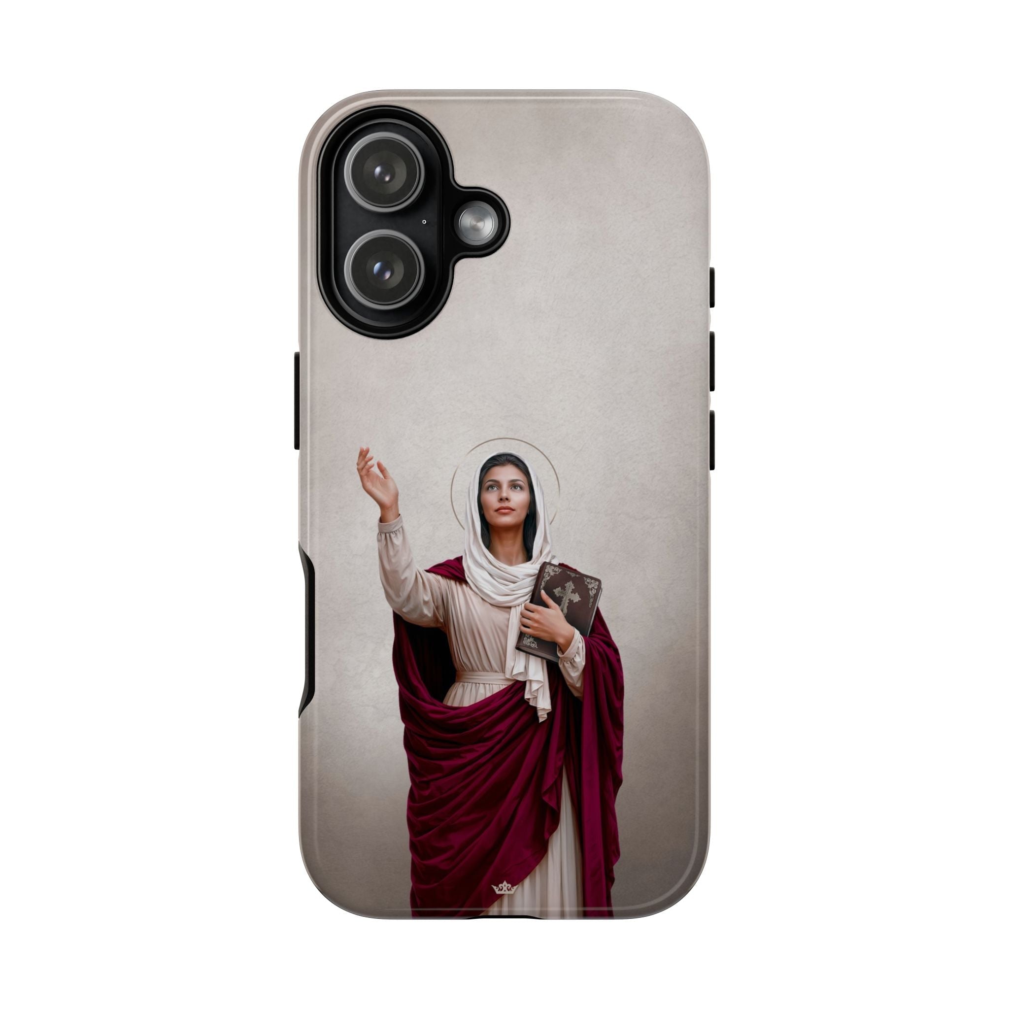 St. Monica Hard Phone Case (Light) - Venxara