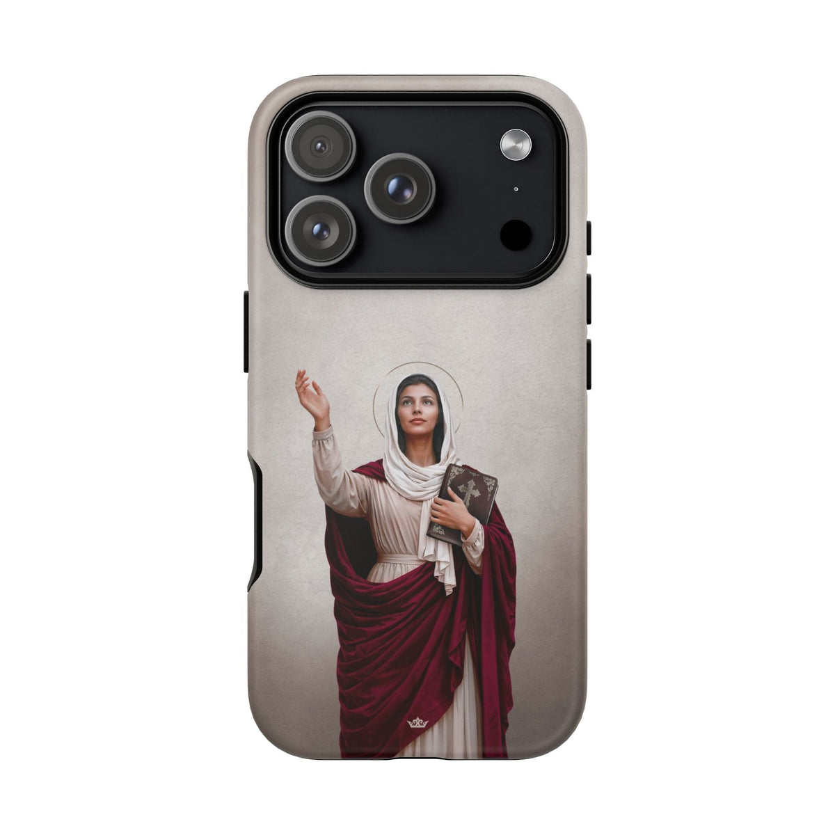 St. Monica Hard Phone Case (Light) Copyright VENXARA