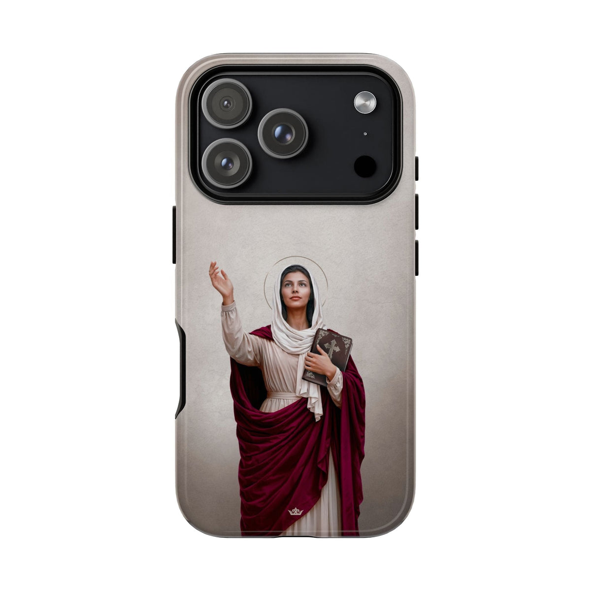 St. Monica Hard Phone Case (Light) Copyright VENXARA