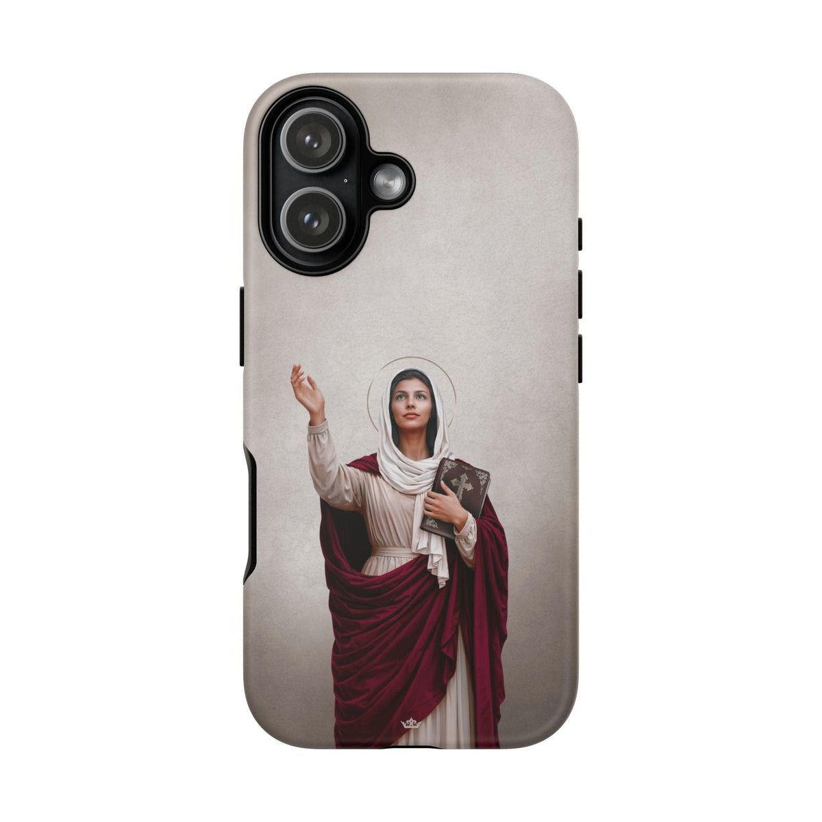 St. Monica Hard Phone Case (Light) Copyright VENXARA