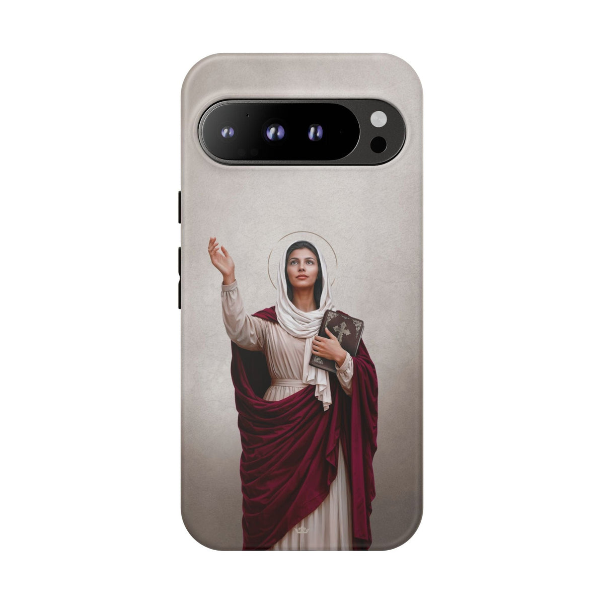 St. Monica Hard Phone Case (Light) Copyright VENXARA