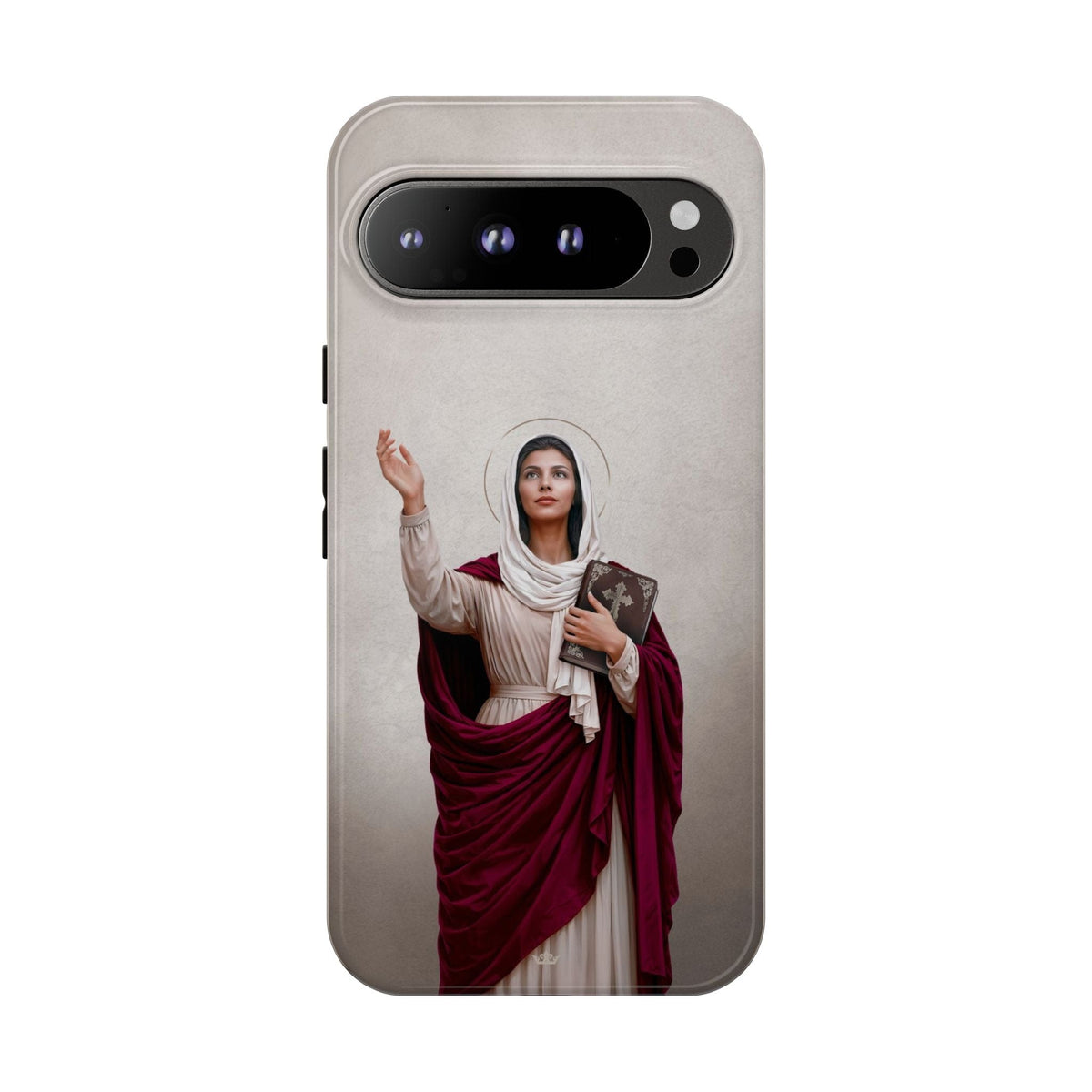 St. Monica Hard Phone Case (Light) Copyright VENXARA