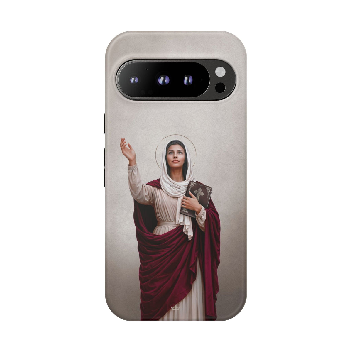 St. Monica Hard Phone Case (Light) Copyright VENXARA