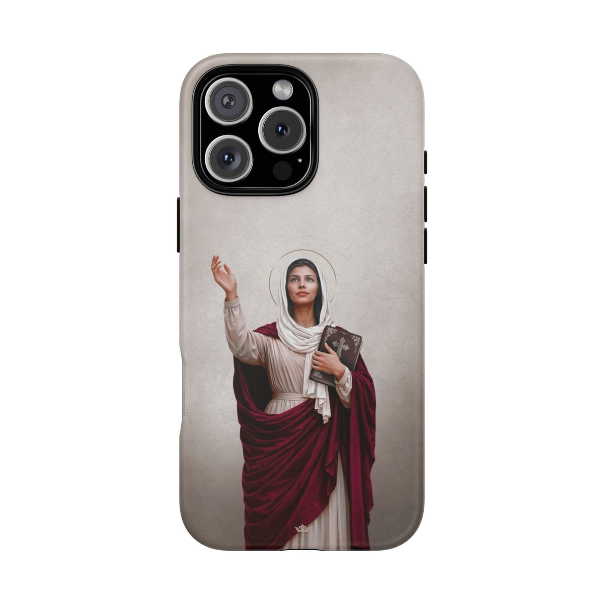 St. Monica Hard Phone Case (Light) Copyright VENXARA