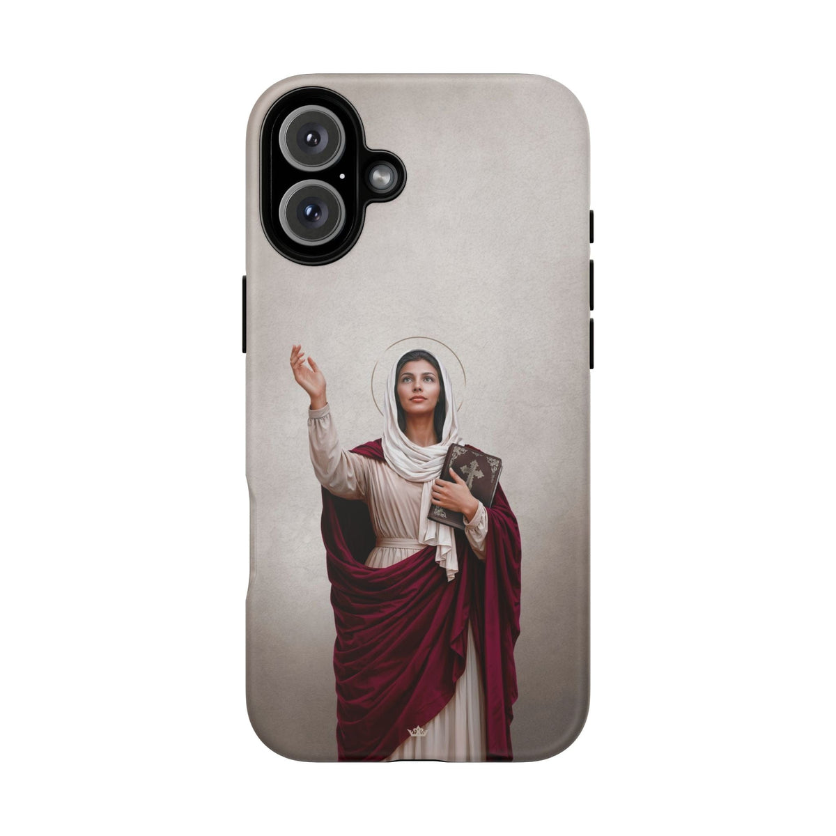 St. Monica Hard Phone Case (Light) Copyright VENXARA