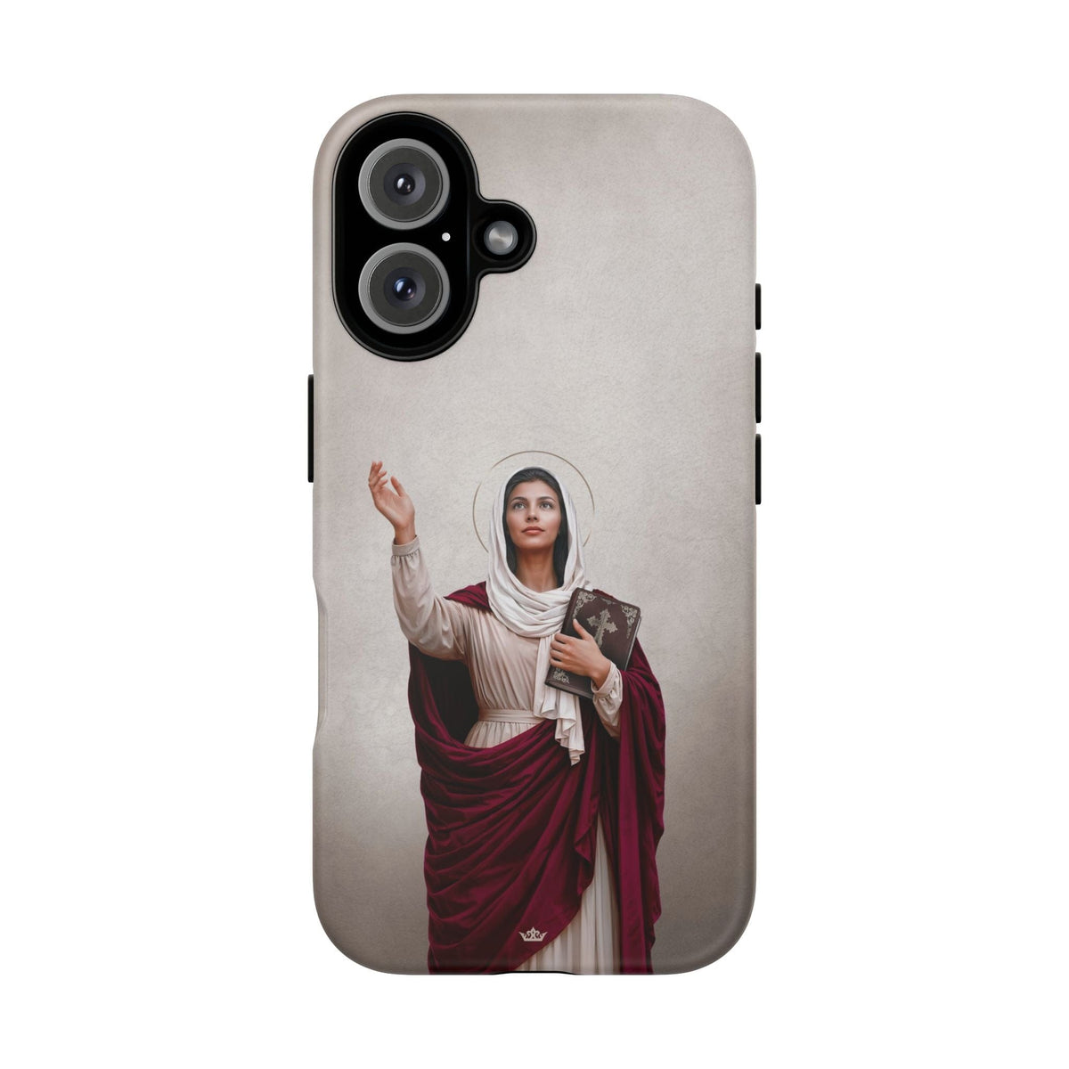 St. Monica Hard Phone Case (Light) Copyright VENXARA