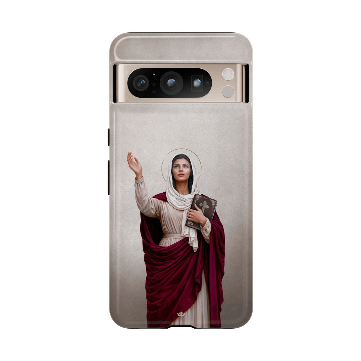 St. Monica Hard Phone Case (Light) Copyright VENXARA