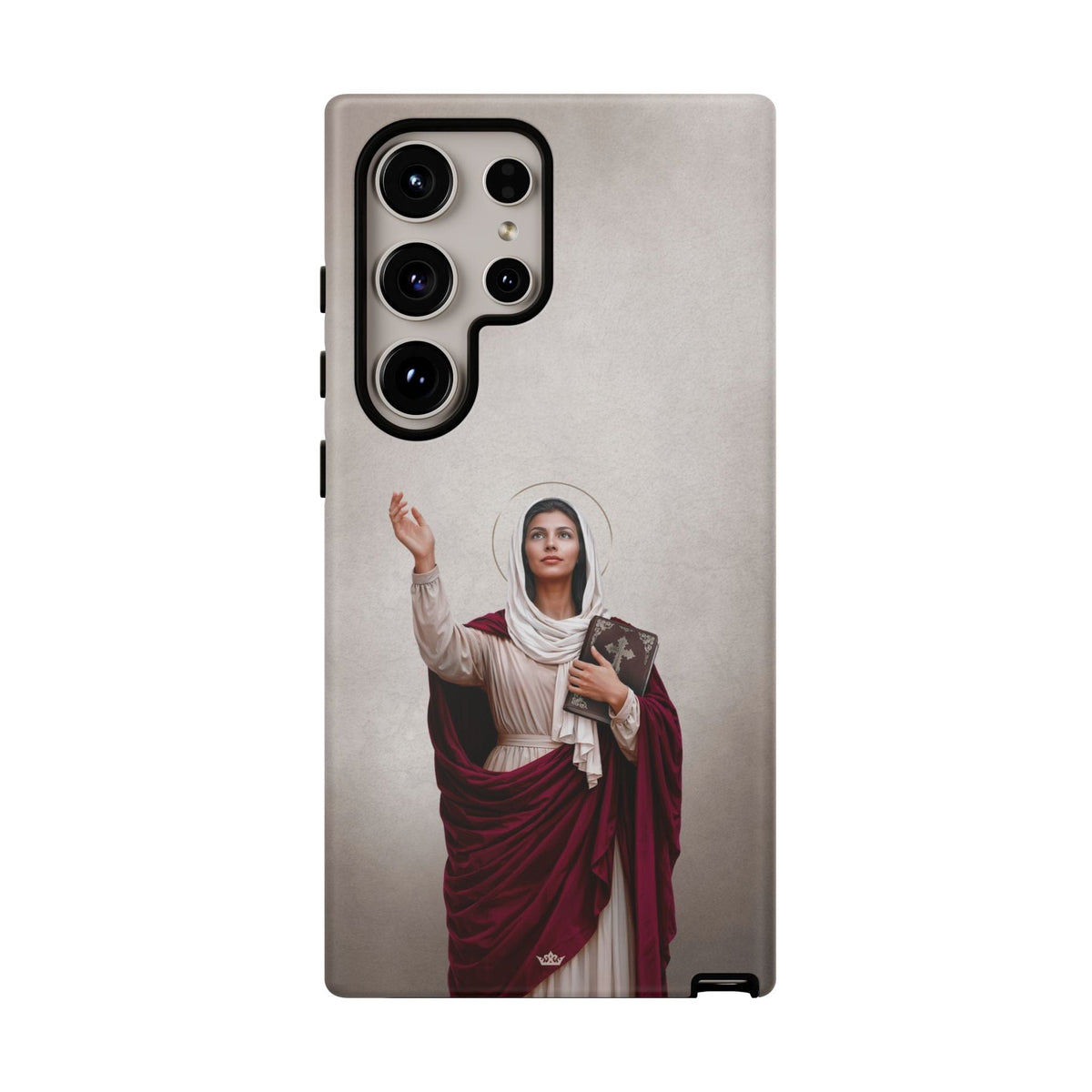 St. Monica Hard Phone Case (Light) Copyright VENXARA