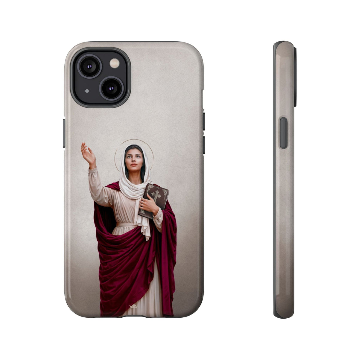 St. Monica Hard Phone Case (Light) Copyright VENXARA