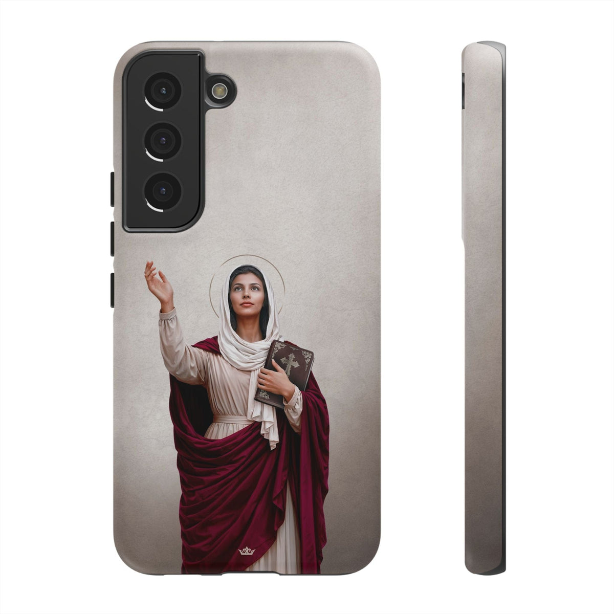 St. Monica Hard Phone Case (Light) Copyright VENXARA