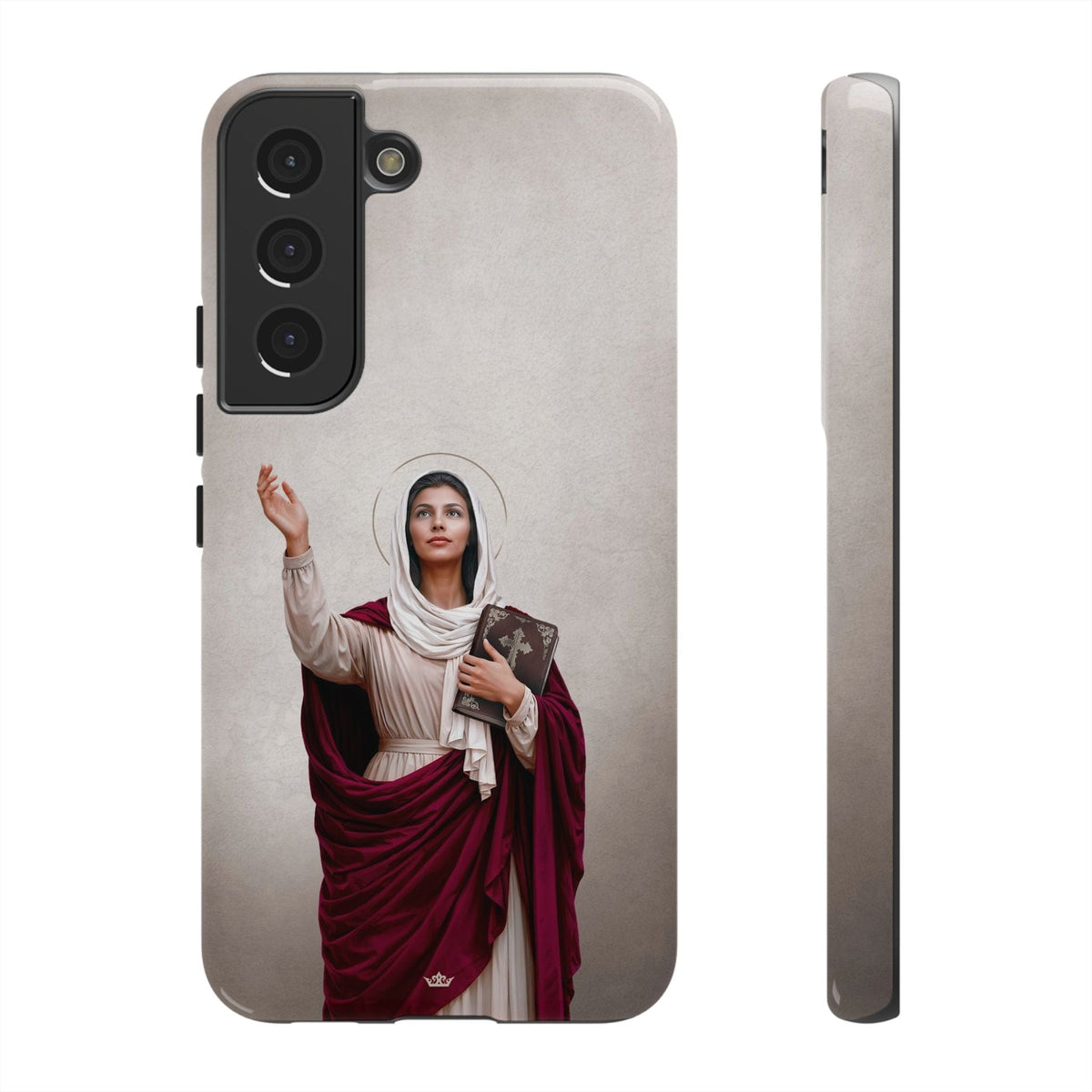 St. Monica Hard Phone Case (Light) Copyright VENXARA