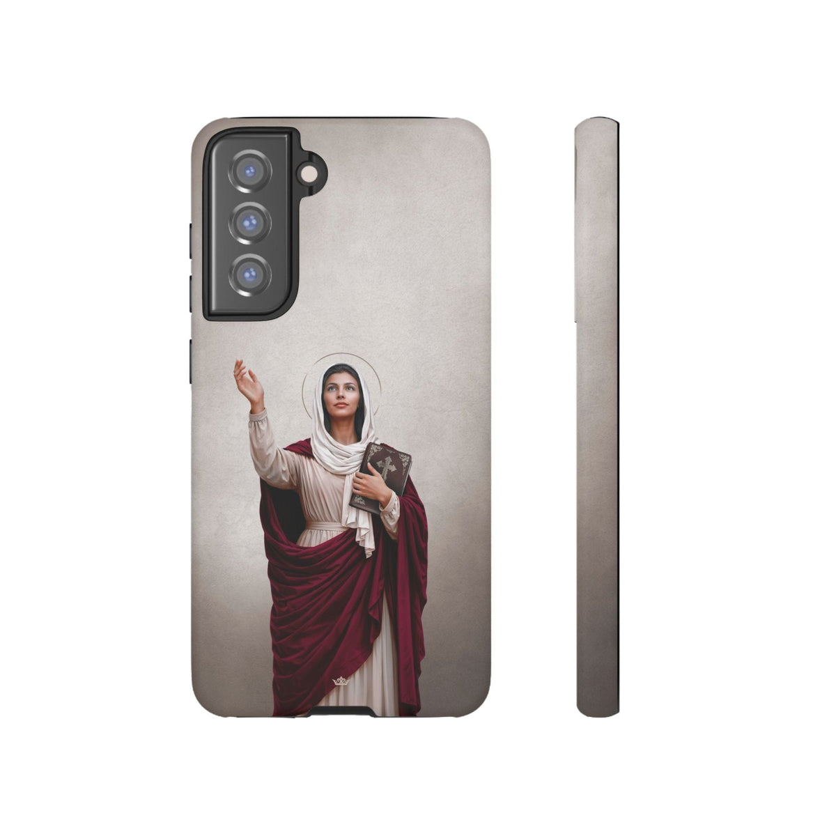 St. Monica Hard Phone Case (Light) Copyright VENXARA