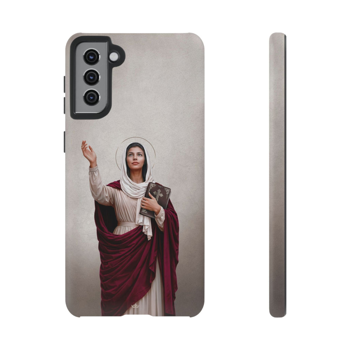 St. Monica Hard Phone Case (Light) Copyright VENXARA
