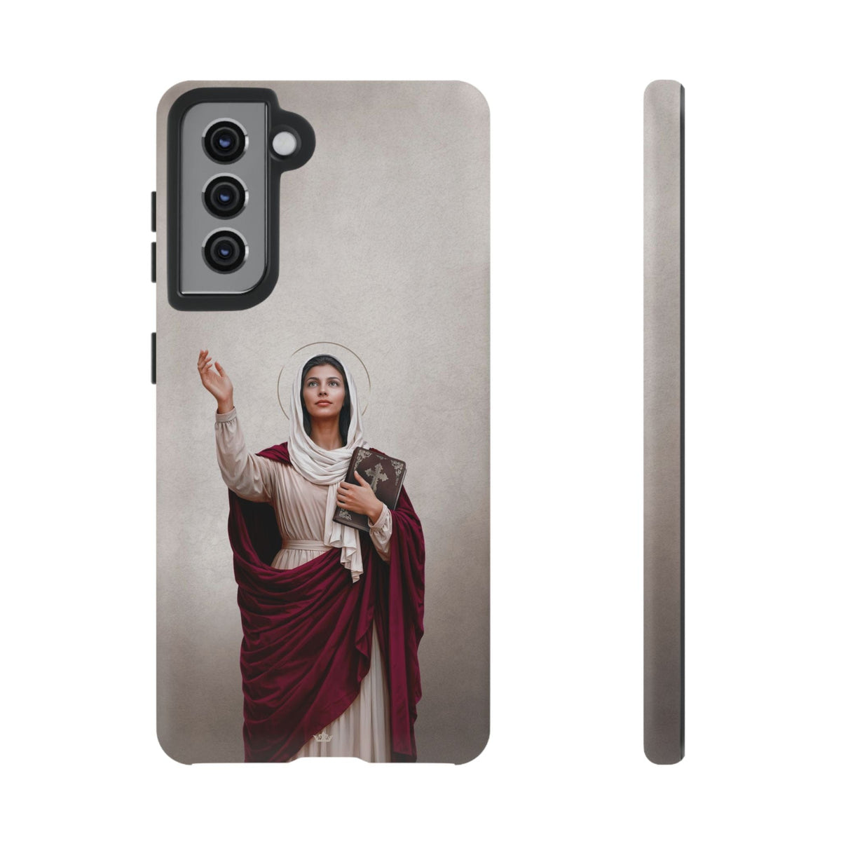 St. Monica Hard Phone Case (Light) Copyright VENXARA
