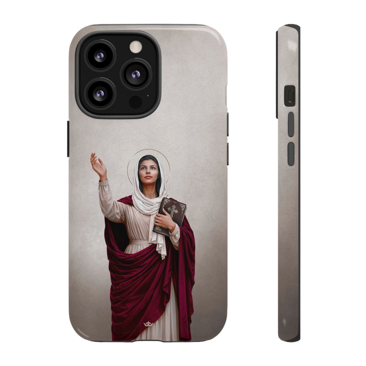 St. Monica Hard Phone Case (Light) Copyright VENXARA
