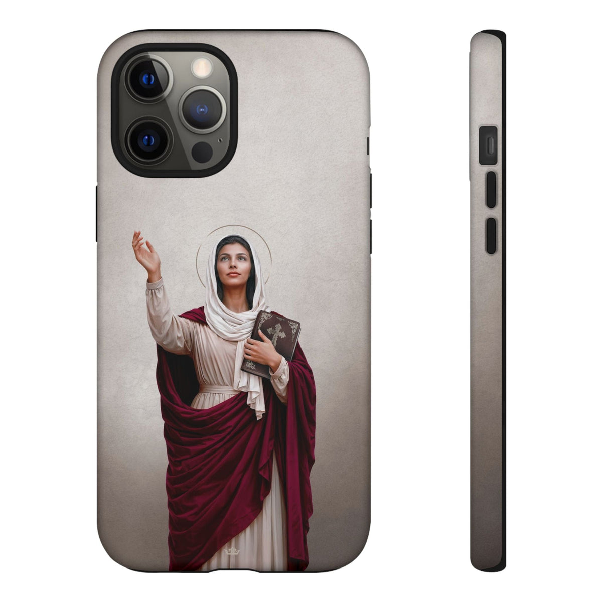 St. Monica Hard Phone Case (Light) Copyright VENXARA