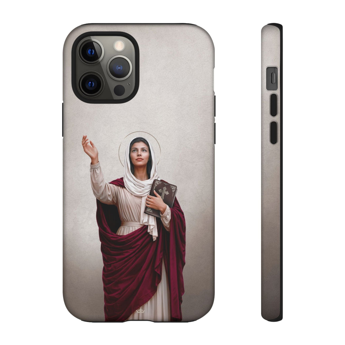 St. Monica Hard Phone Case (Light) Copyright VENXARA