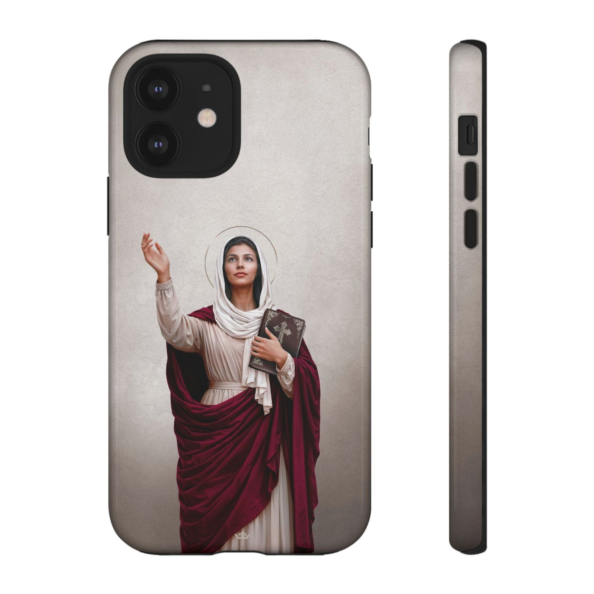 St. Monica Hard Phone Case (Light) Copyright VENXARA