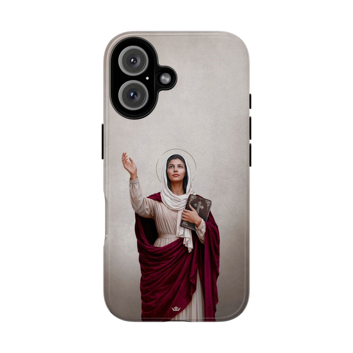 St. Monica Hard Phone Case (Light) Copyright VENXARA