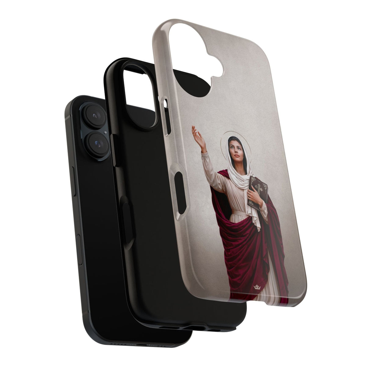 St. Monica Hard Phone Case (Light) Copyright VENXARA