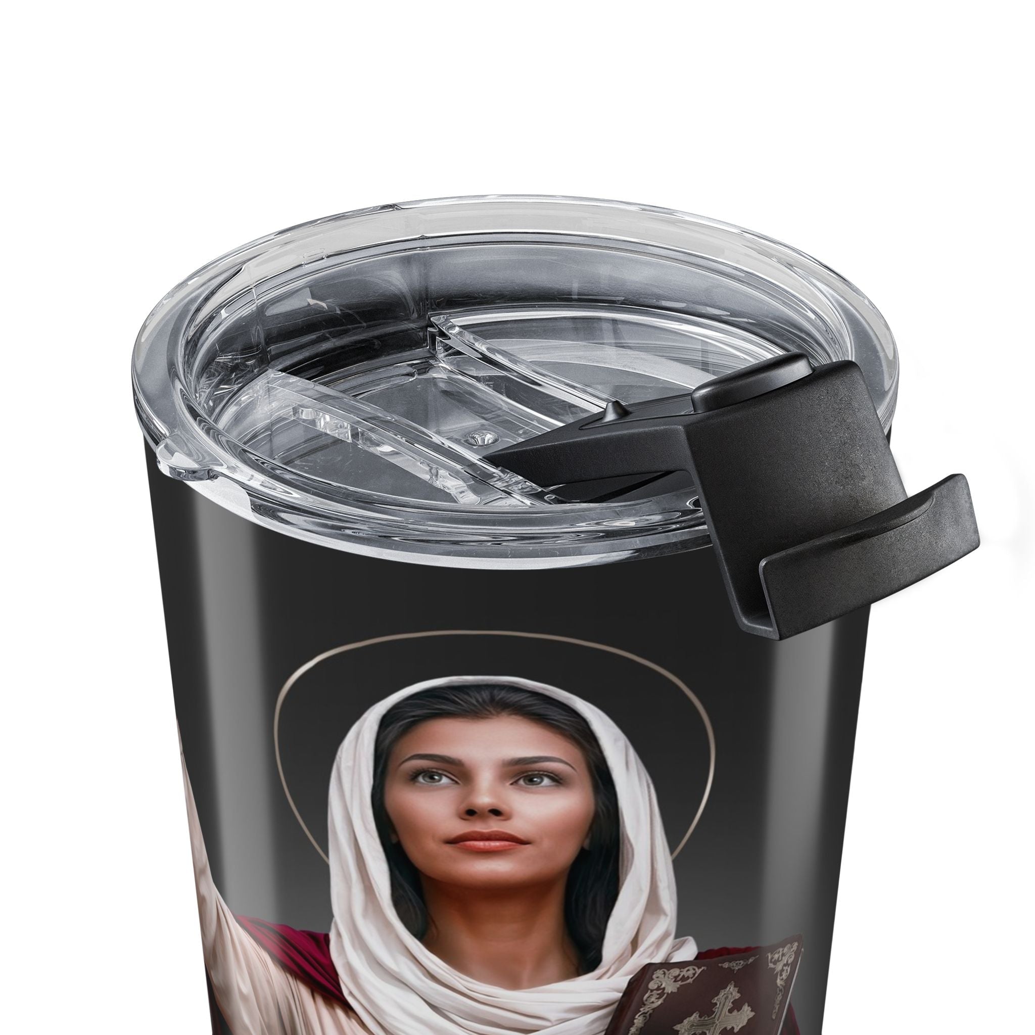 St. Monica Lord's Prayer Tumbler (Ash 20 oz) - Venxara