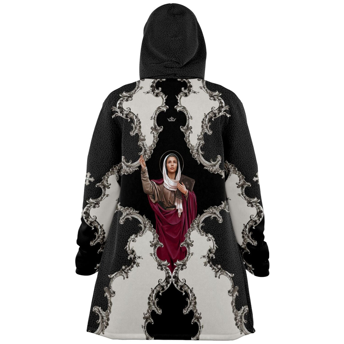 St. Monica Microfleece Cloak (Baroque Leopard) Copyright VENXARA