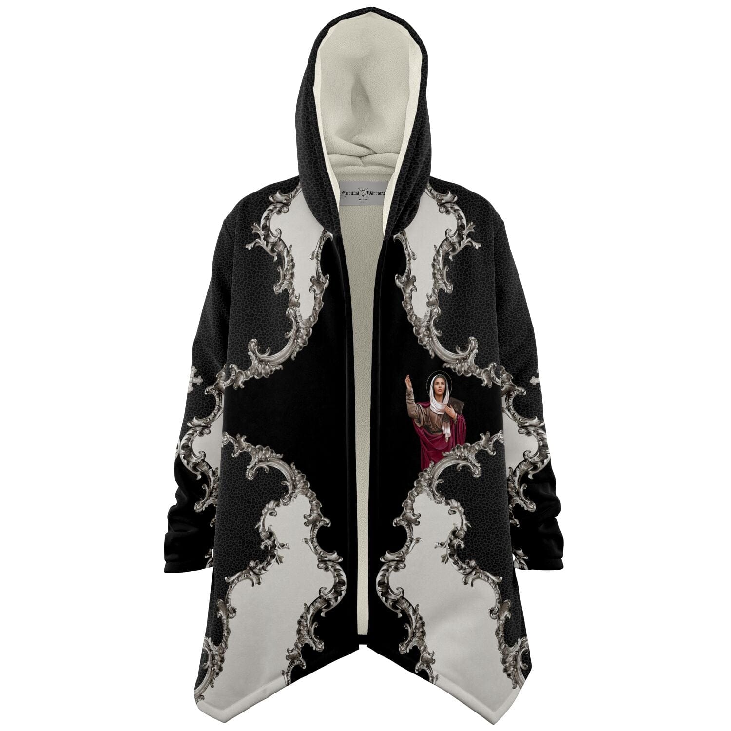 St. Michael the Archangel Microfleece Cloak (Baroque Leopard)