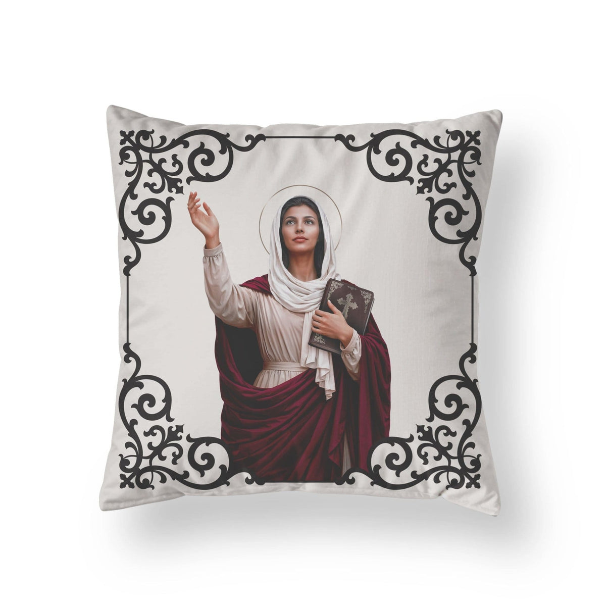 St. Monica Pillow Copyright VENXARA