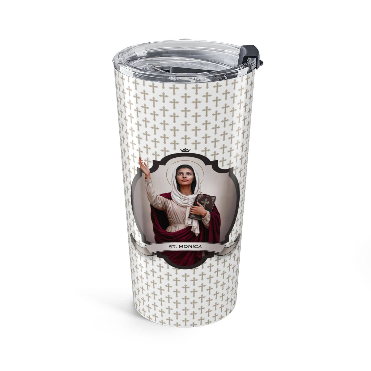 St. Monica Tumbler (Crosses 20 oz) Copyright VENXARA