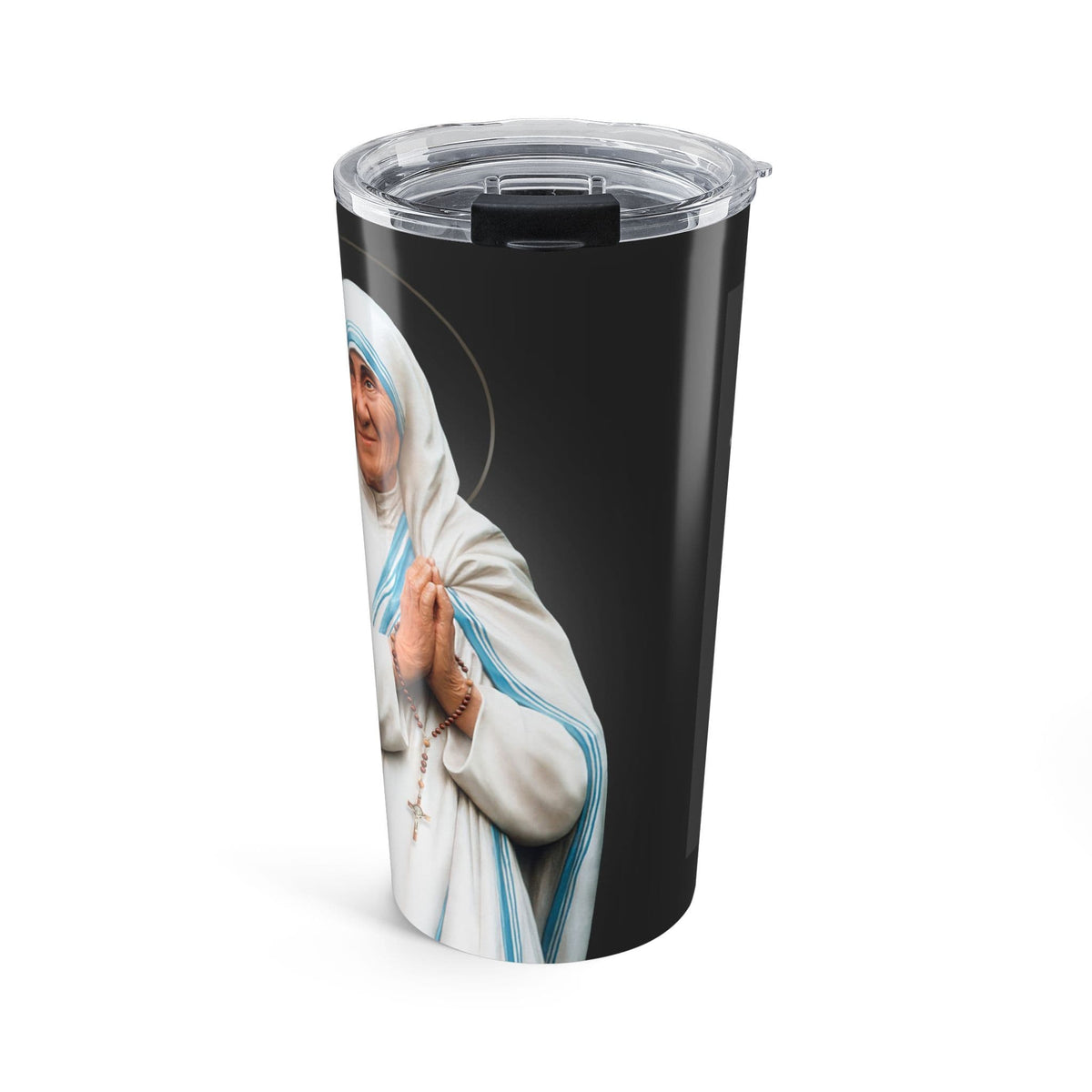 St. Mother Teresa Lord's Prayer Tumbler (Ash 20 oz) Copyright VENXARA
