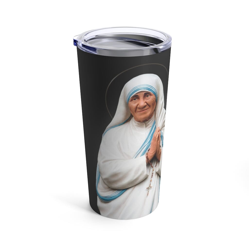 St. Mother Teresa Lord's Prayer Tumbler 20 oz. (Ash) - VENXARA®
