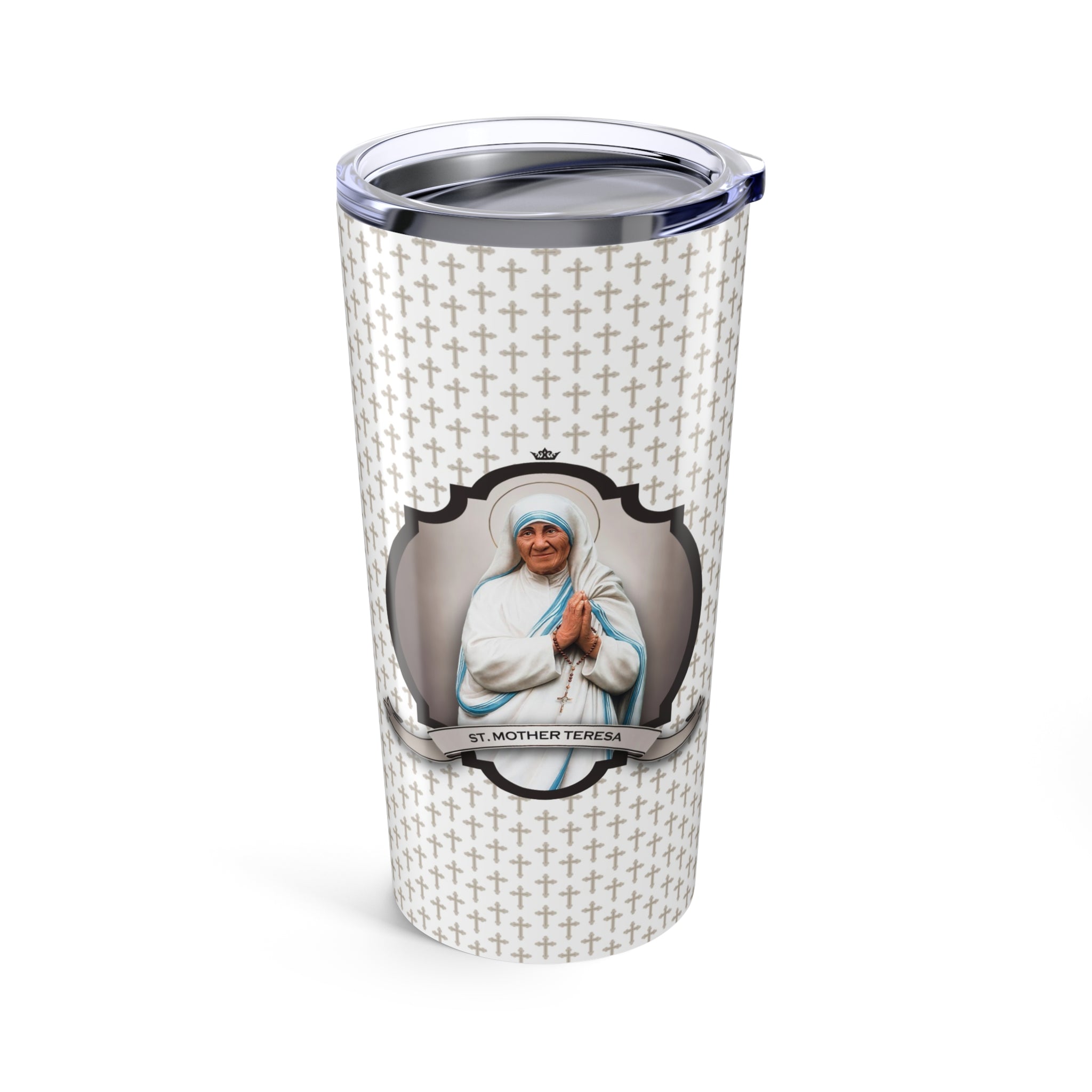 St. Mother Teresa Tumbler (Crosses 20 oz) - VENXARA