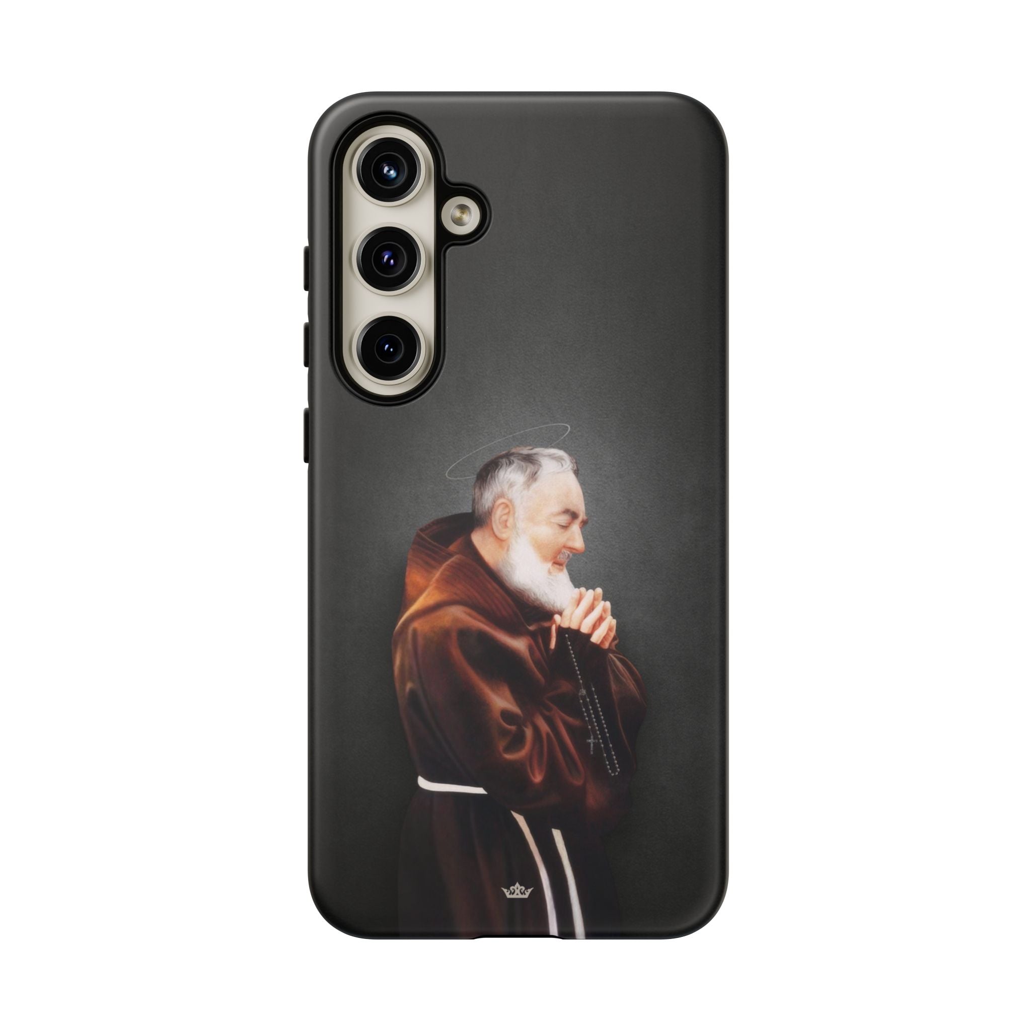 St. Padre Pio Hard Phone Case (Dark) - VENXARA®