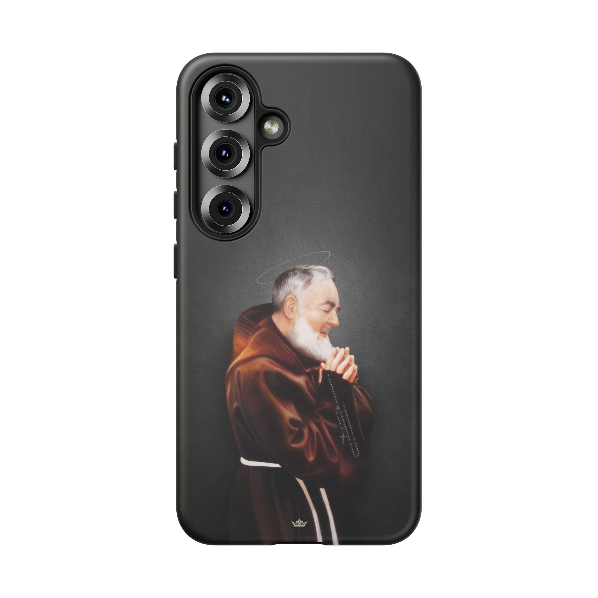 St. Padre Pio Hard Phone Case (Dark) - VENXARA®