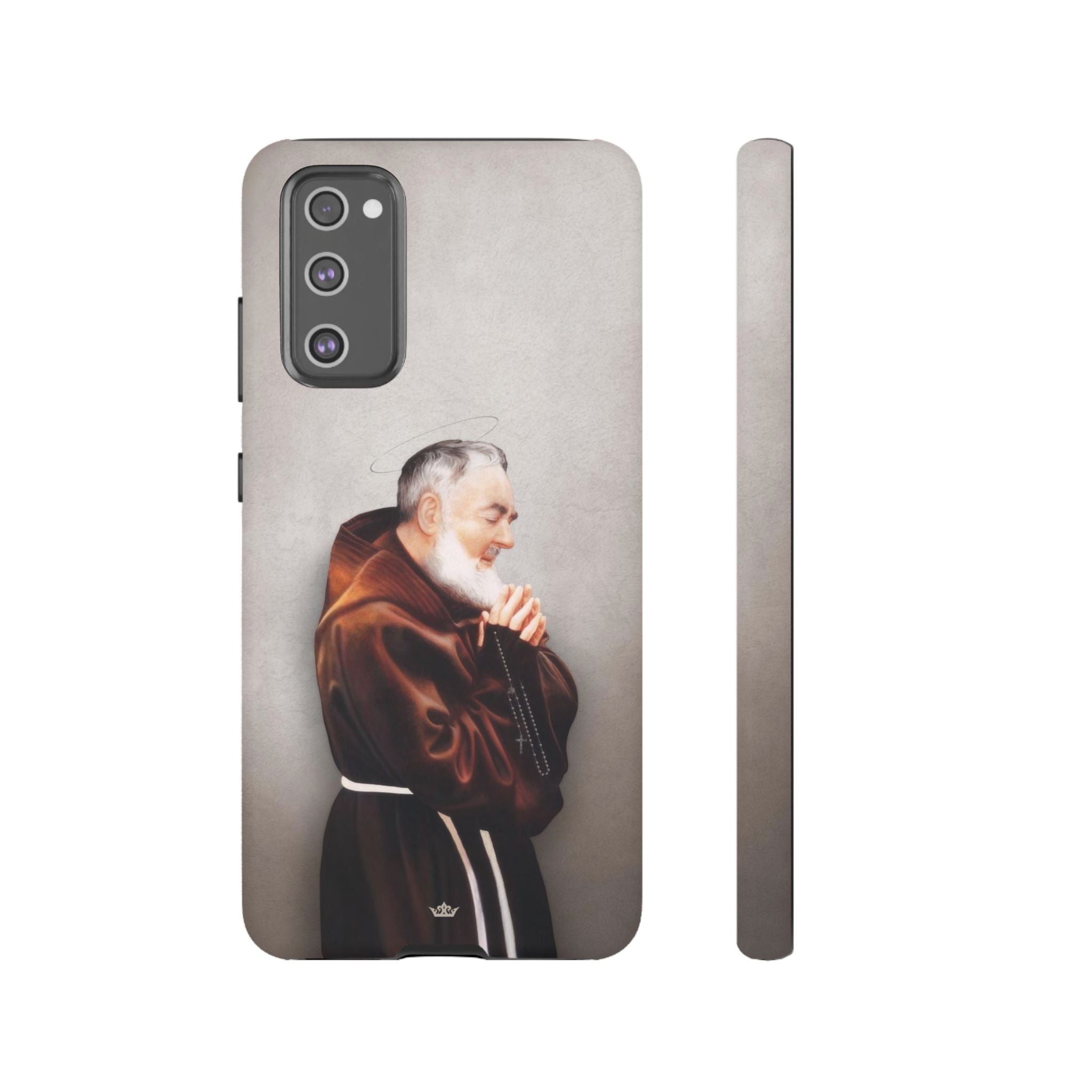 St. Padre Pio Hard Phone Case (Light) - VENXARA®