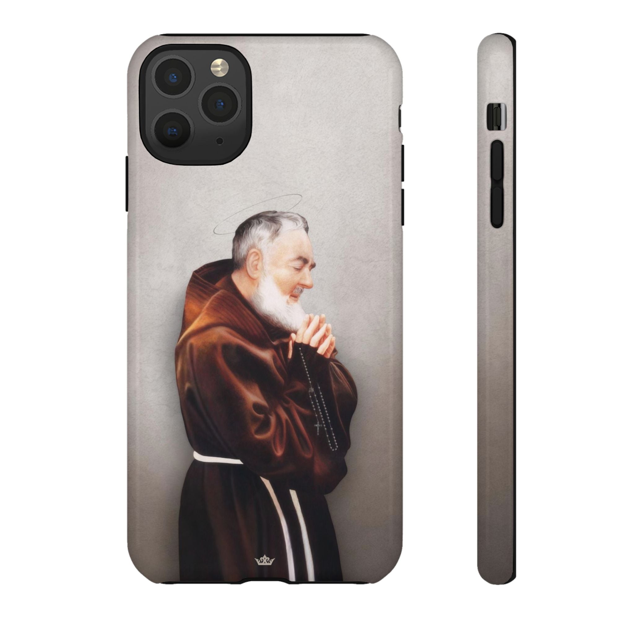 St. Padre Pio Hard Phone Case (Light) - VENXARA®