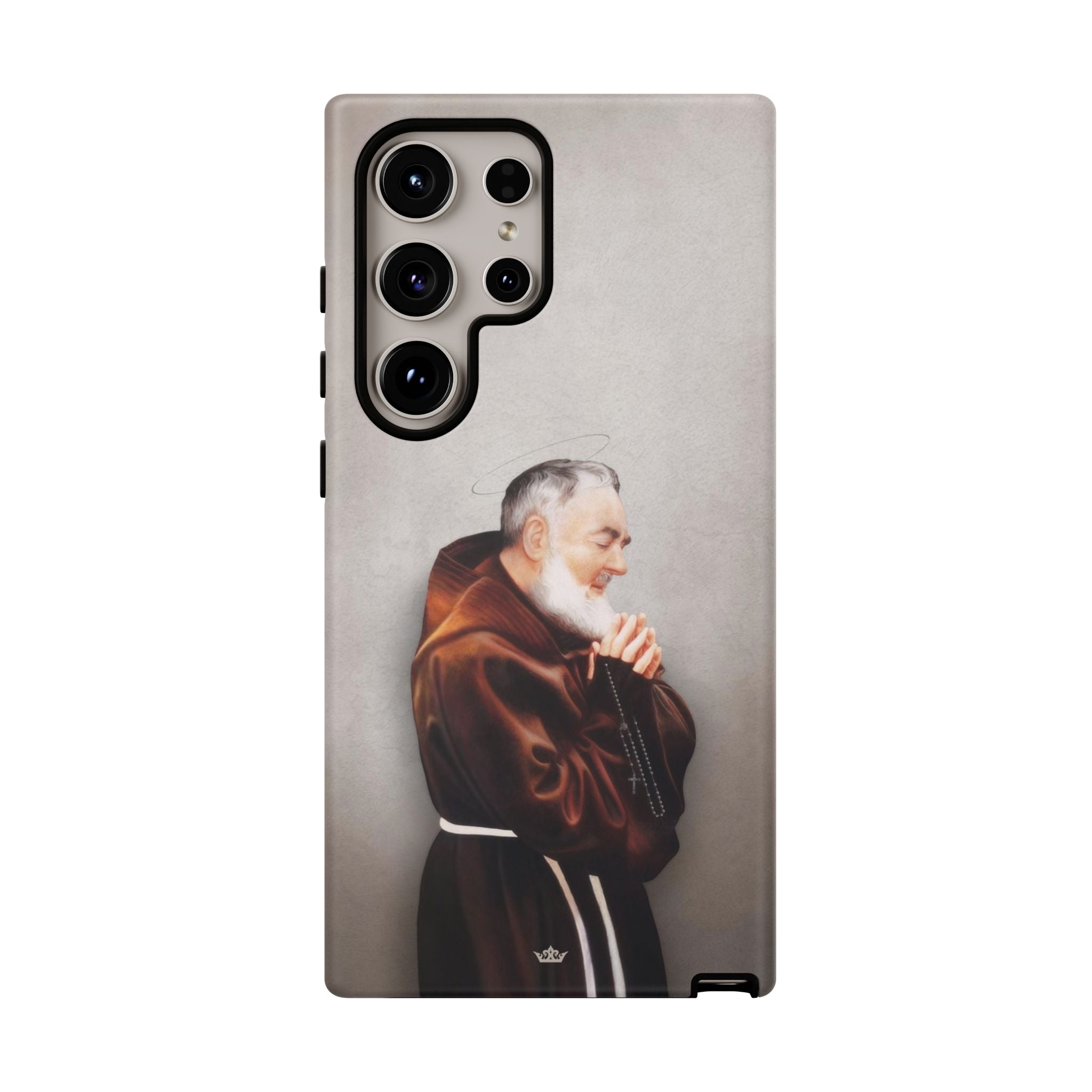 St. Padre Pio Hard Phone Case (Light) - VENXARA®