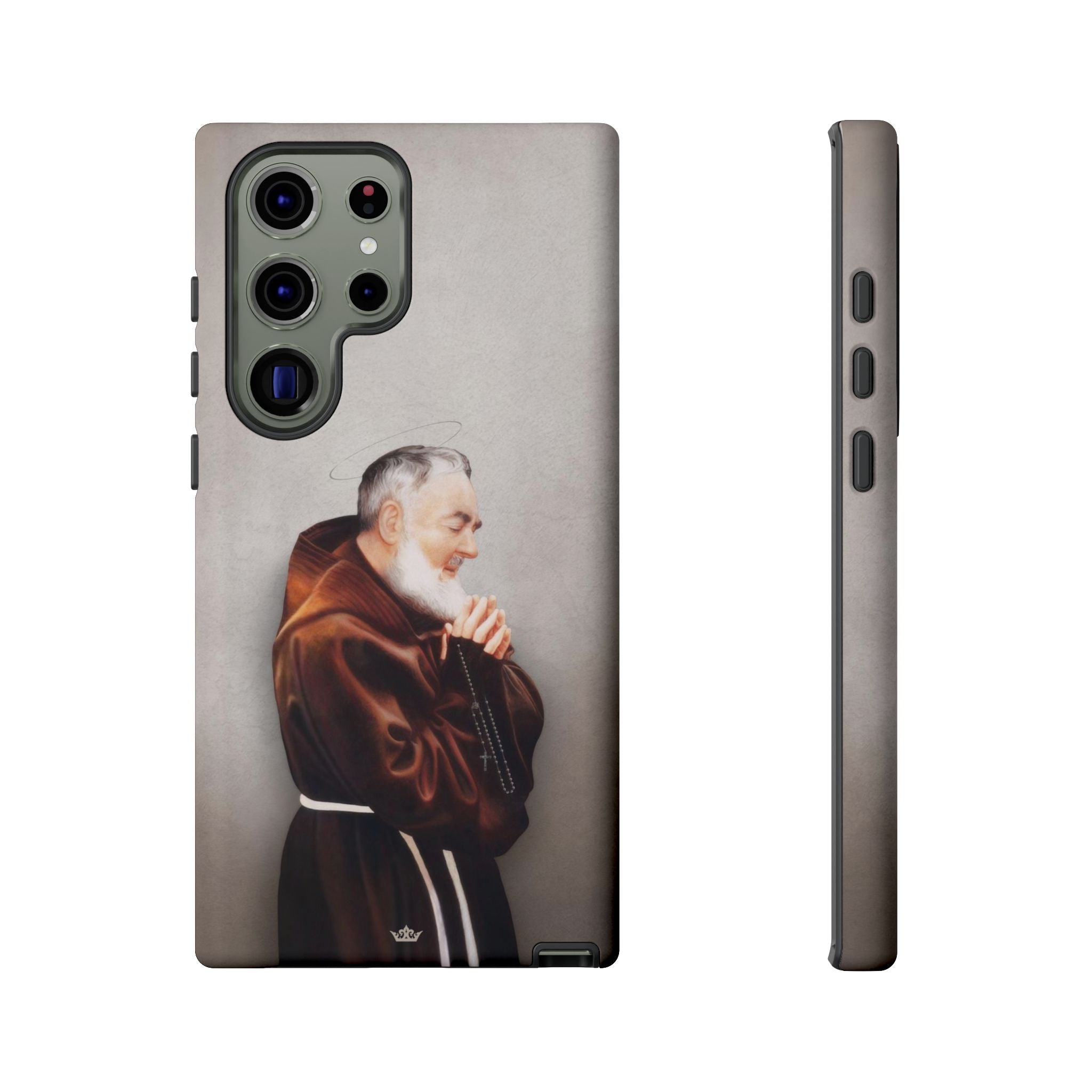 St. Padre Pio Hard Phone Case (Light) - VENXARA®