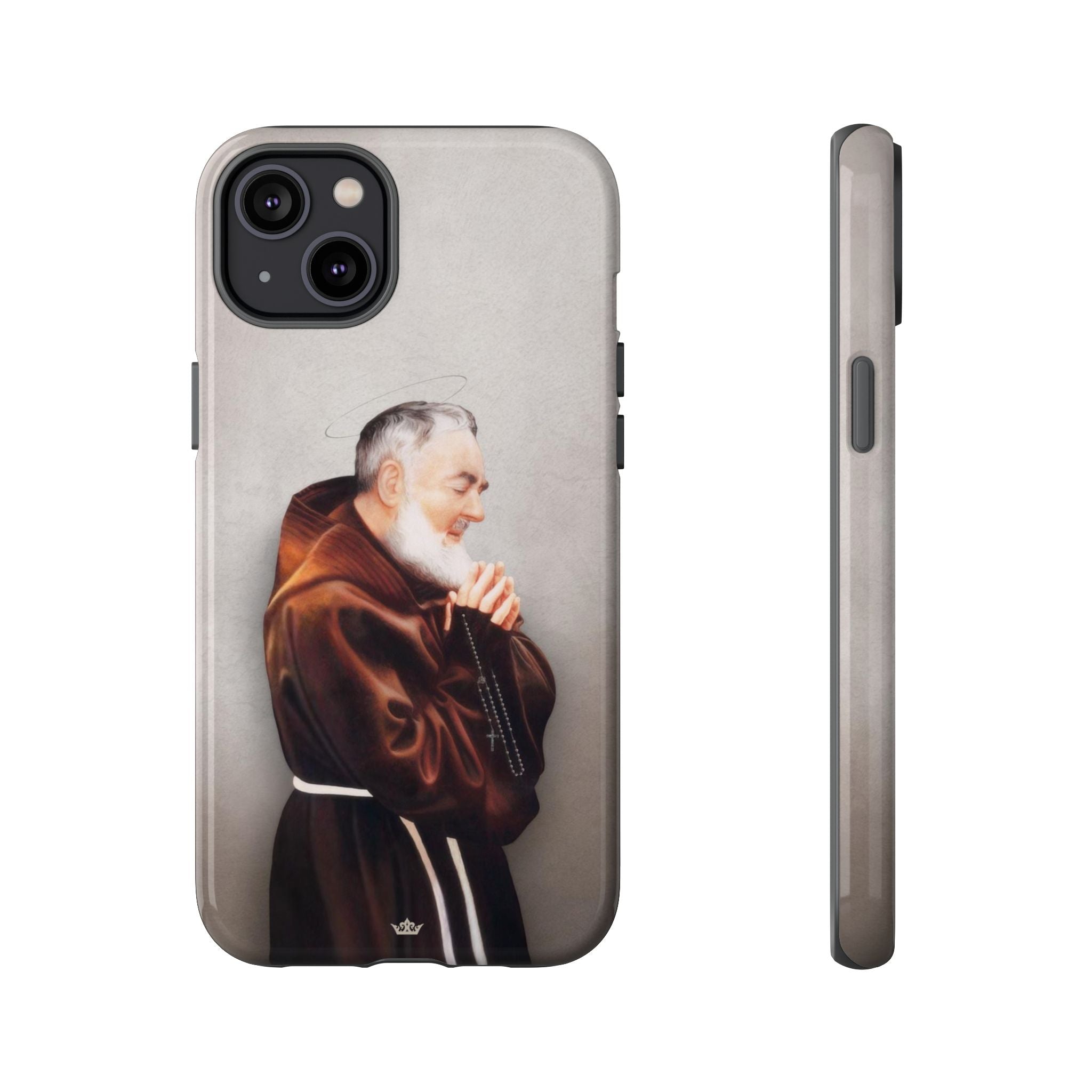 St. Padre Pio Hard Phone Case (Light) - VENXARA®