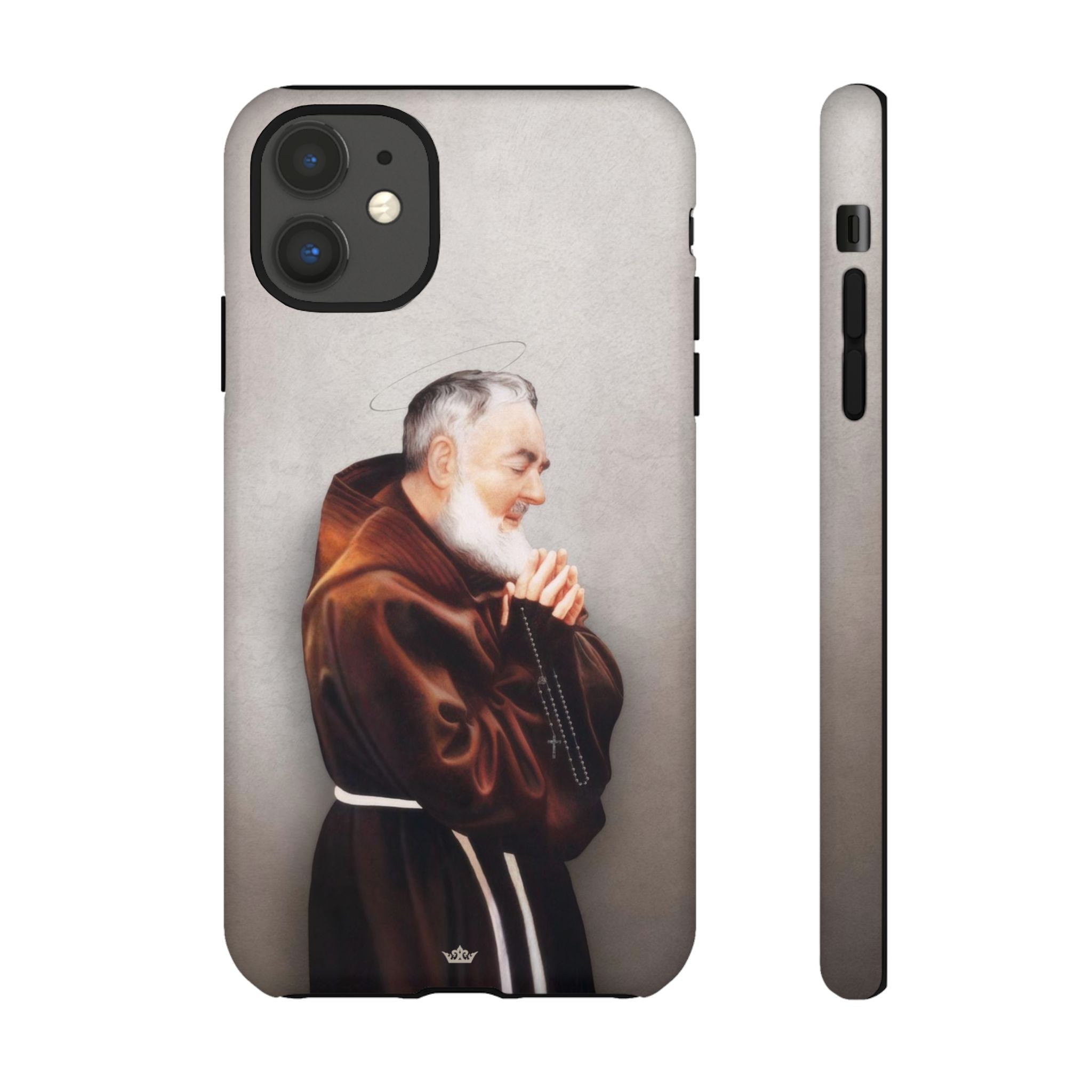 St. Padre Pio Hard Phone Case (Light) - VENXARA®