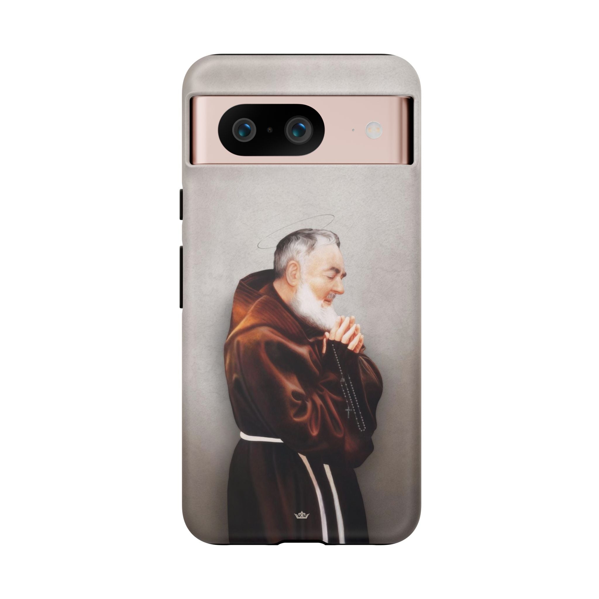 St. Padre Pio Hard Phone Case (Light) - VENXARA®