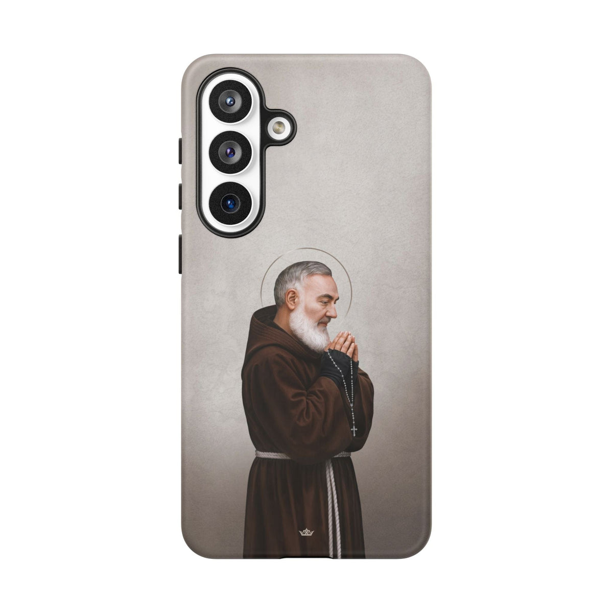 St. Padre Pio Hard Phone Case (Light) Copyright VENXARA