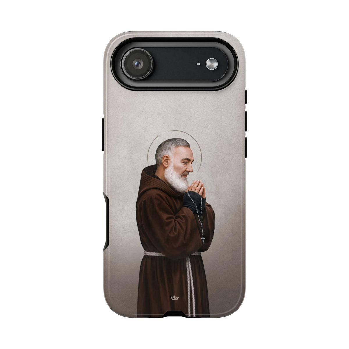 St. Padre Pio Hard Phone Case (Light) Copyright VENXARA