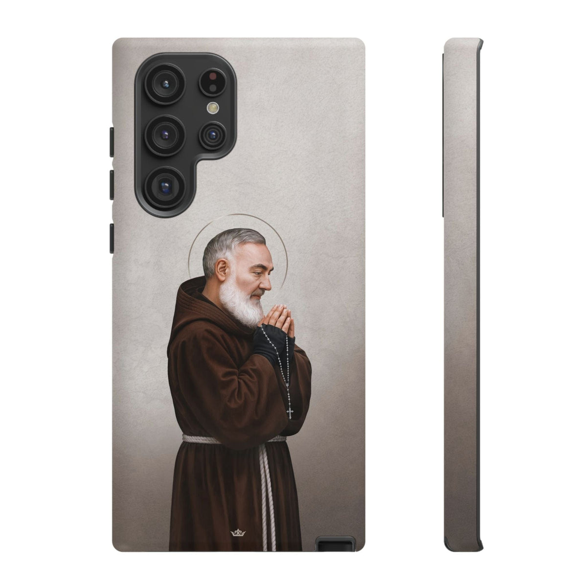 St. Padre Pio Hard Phone Case (Light) Copyright VENXARA